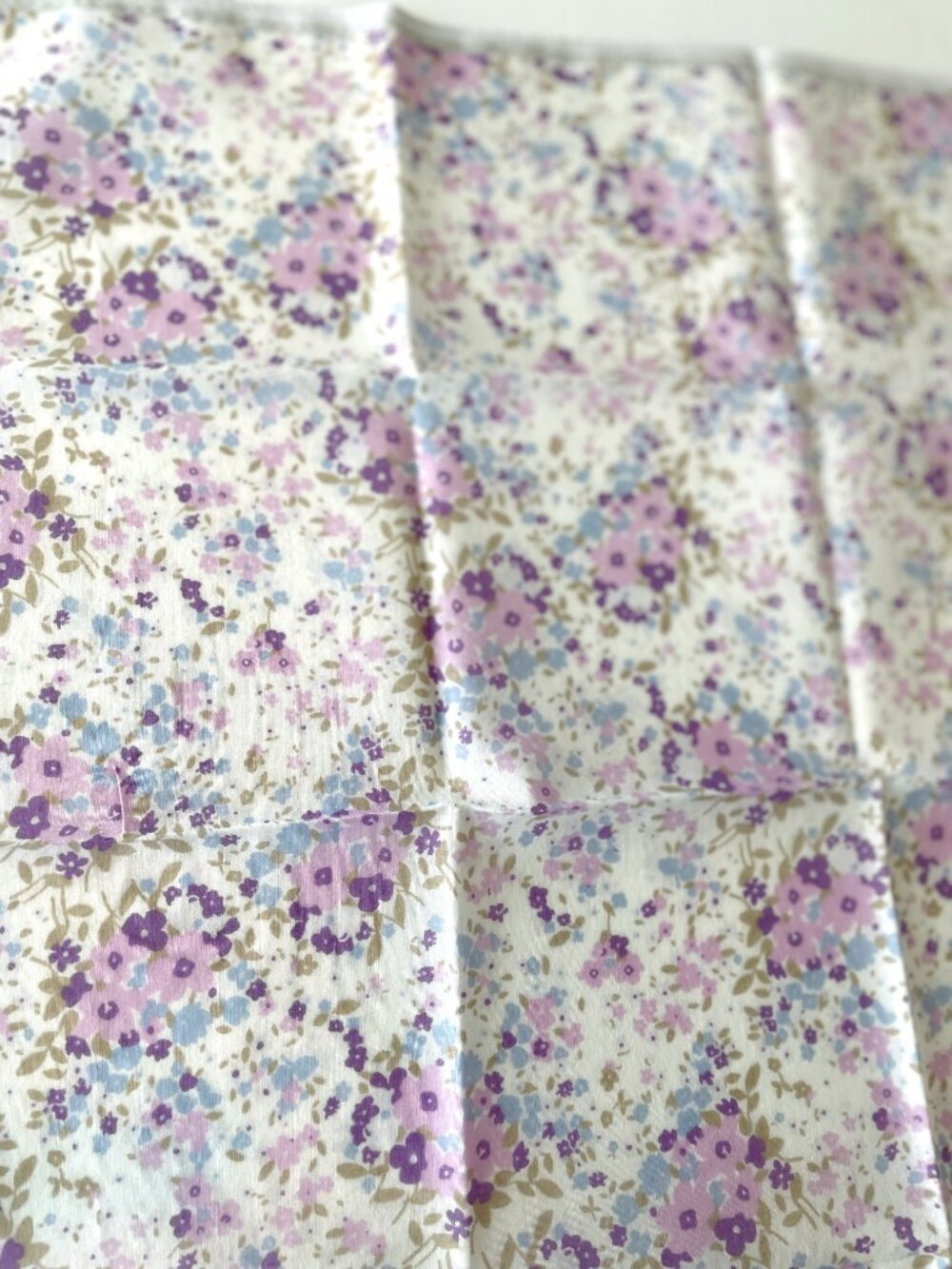 Vintage Floral Cotton Scarf Private Label - Picture 7 of 10